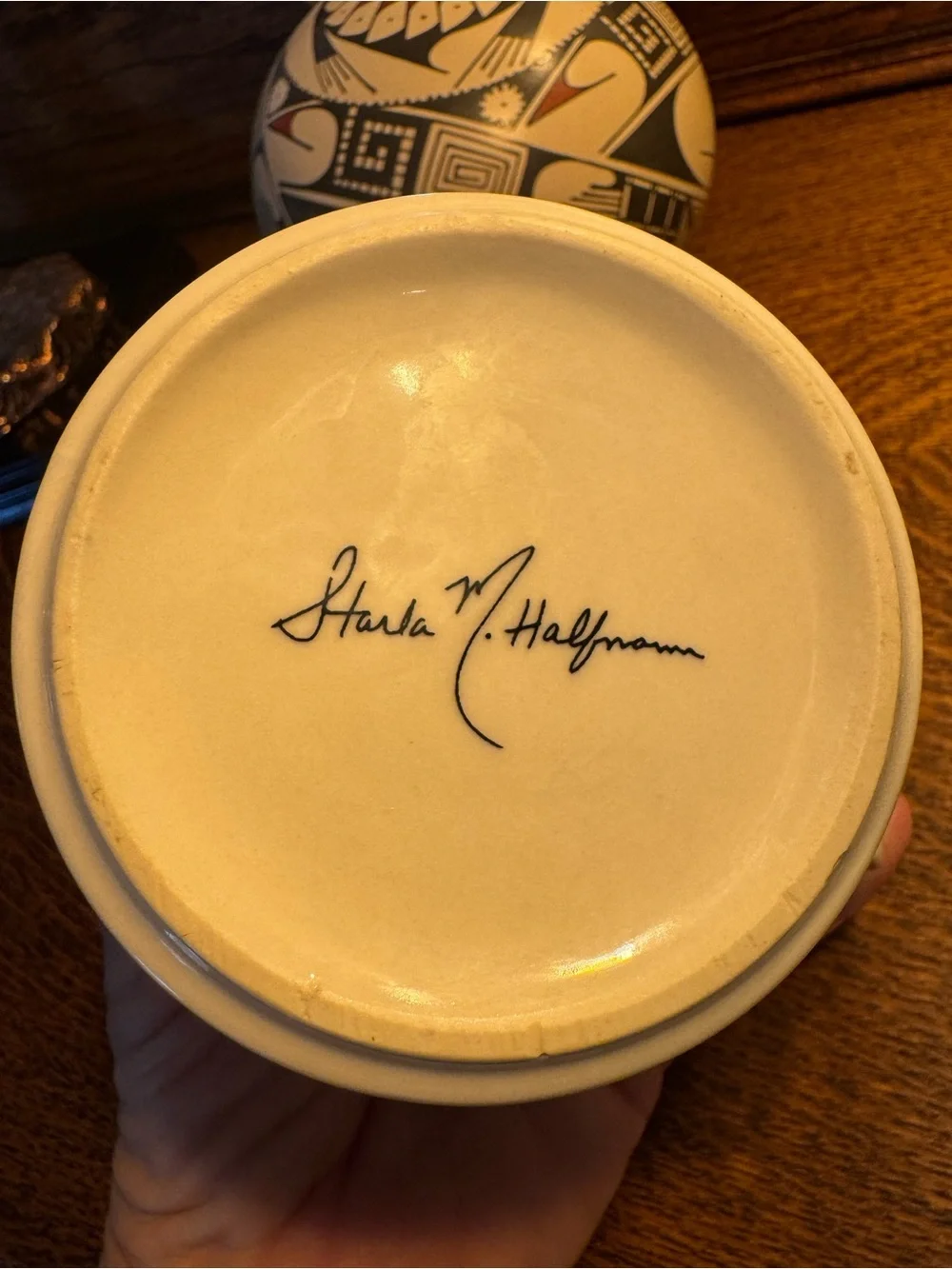 Anthropologie Floral Ceramic Mug - Initial B - Picture 3 of 4
